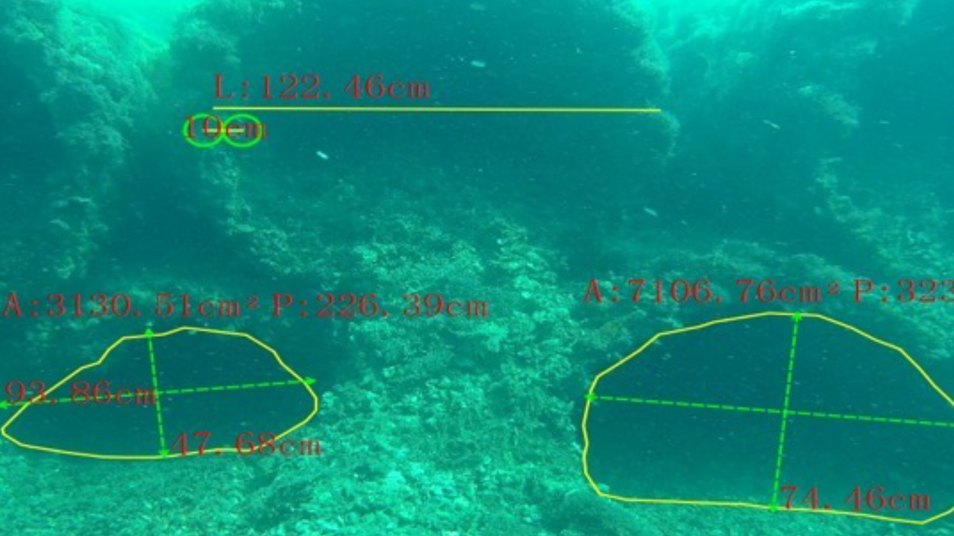 قياس دقيق تحت الماء بأداة QY-MT في FIFISH W6 NAVI